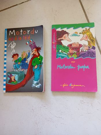 Lot livres Motordu du Pef chez folio cadet Gallimard
