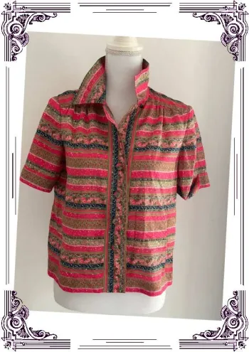 blouse manches courtes taille 40