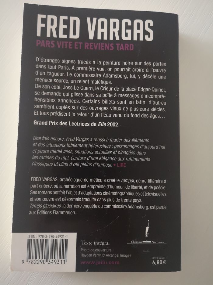 Livre Pars vite et reviens tard - photo numéro 2