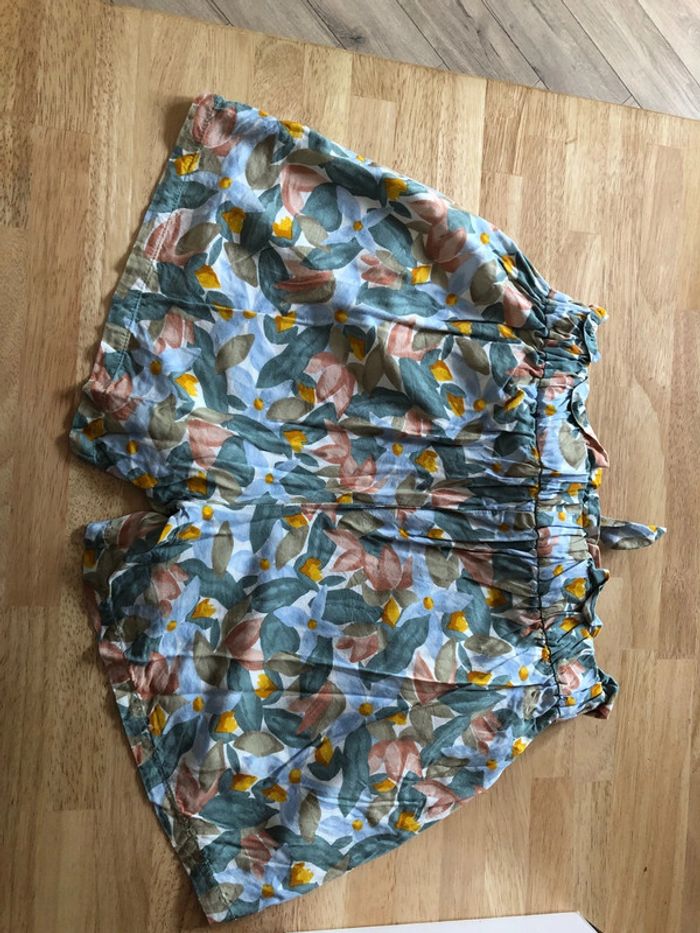 short à fleurs - feuillage – Taille S - photo numéro 3