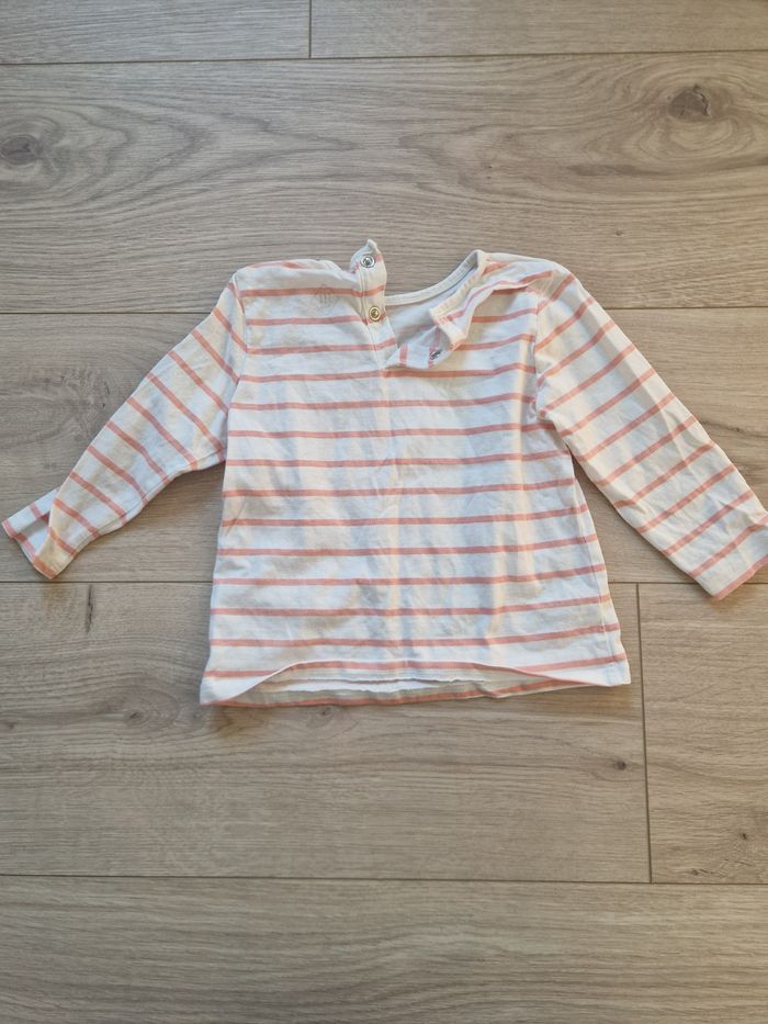 Lot de 5 T-shirts bébé fille manches longues 12 mois - photo numéro 9