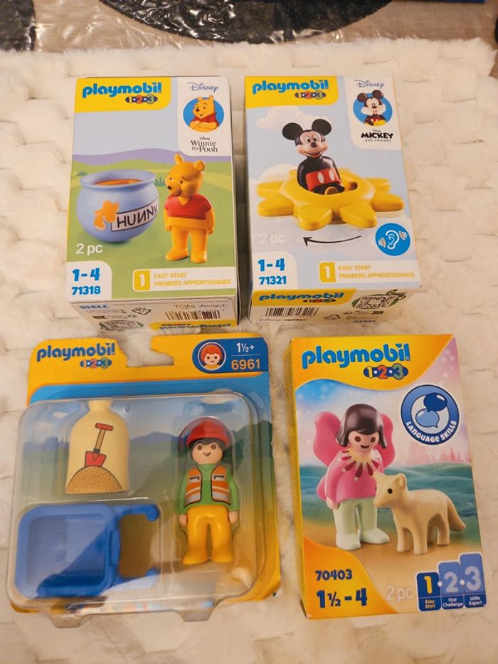 Lot de playmobil 1.2.3