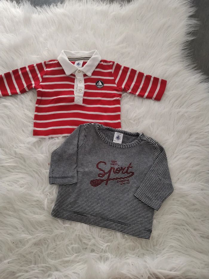 Tee shirt manches longues petit bateau