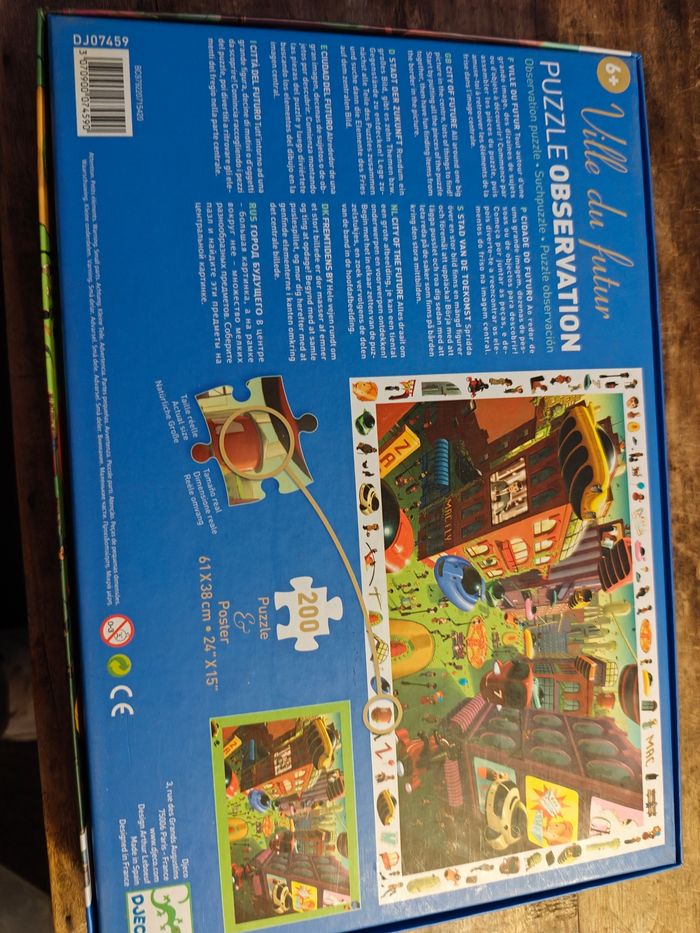 Puzzle 200 pièces  complet - photo numéro 4