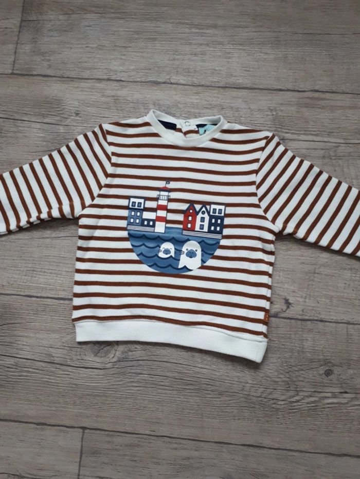 Sweat neuf okaidi 12 mois