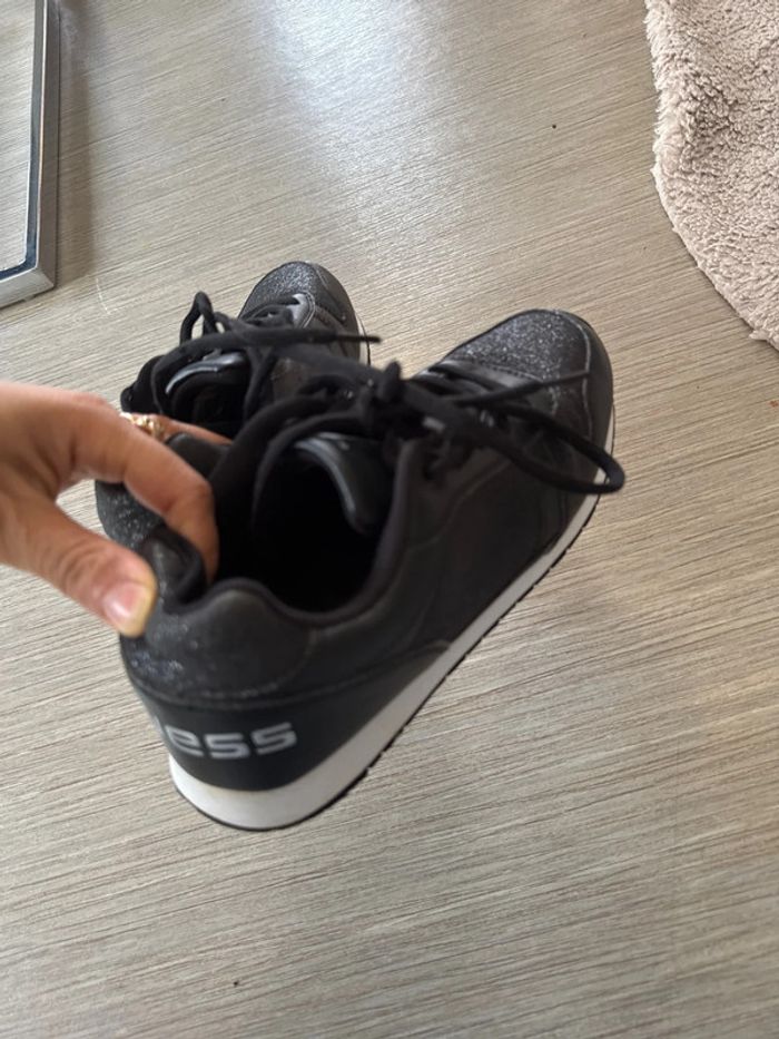 Basket airness noir pailleté argent taille 38 - photo numéro 5