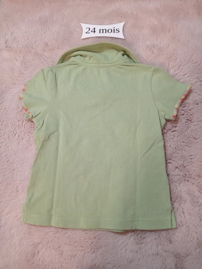 T-shirt vert 2 ans - photo numéro 2