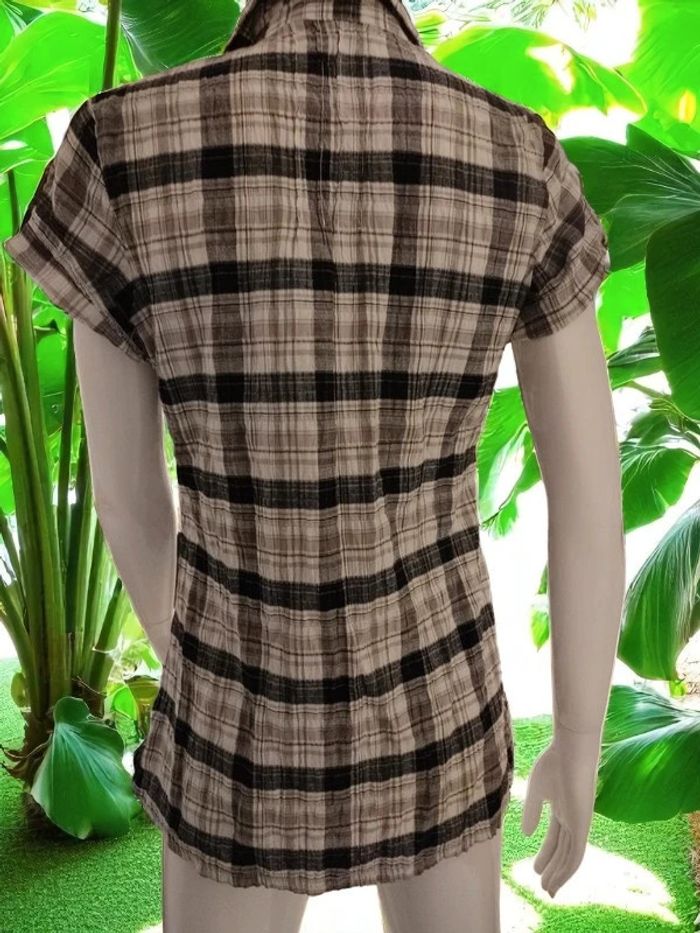 Blouse à carreaux - photo numéro 5