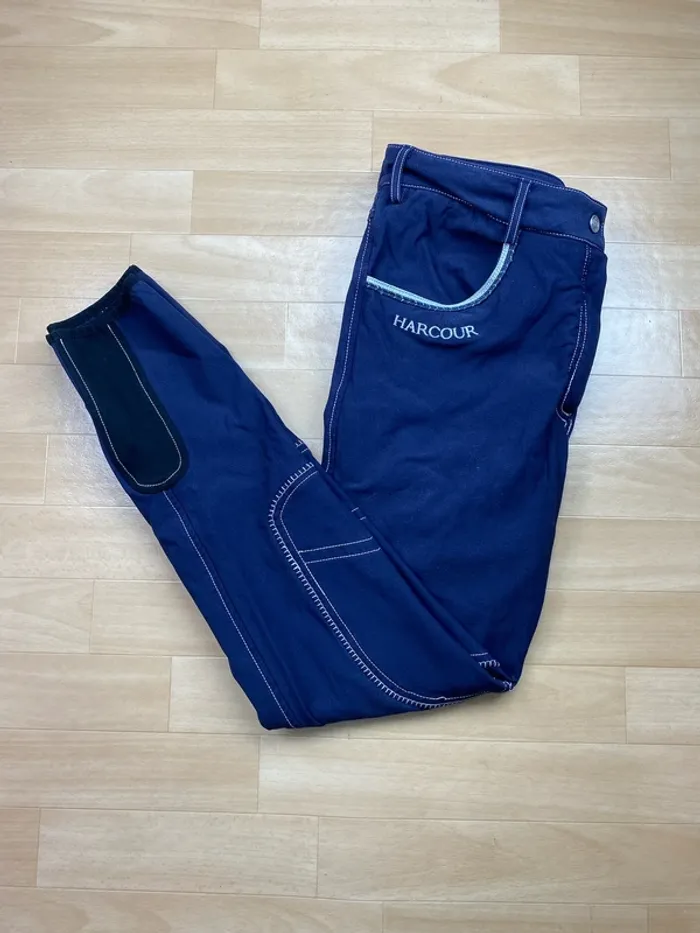 Pantalon d’équitation Harcour – Bleu marine – Taille 40