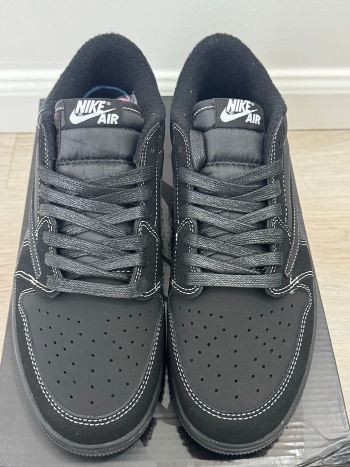Travis Scott x Air Jordan 1 Low OG SP ‘Black Phantom’ Unfading Sneake - photo numéro 2