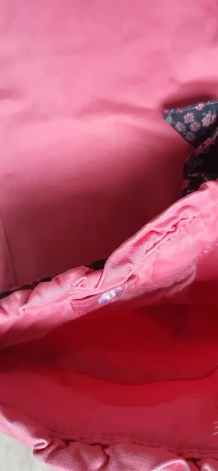 Pantalon skinny tape à l'oeil rose 14 ans état neuf - photo numéro 3