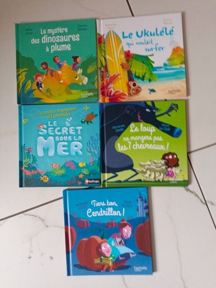 Lot de 5 livres Hachette et Nathan