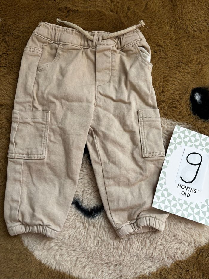 Pantalon cargo beige Primark t.9m