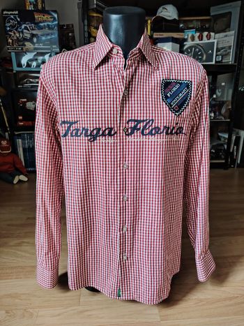 🏁 Collector : Chemise State Of Art * Targa Florio * Taille M / Pour Homme / Authentique 🏁