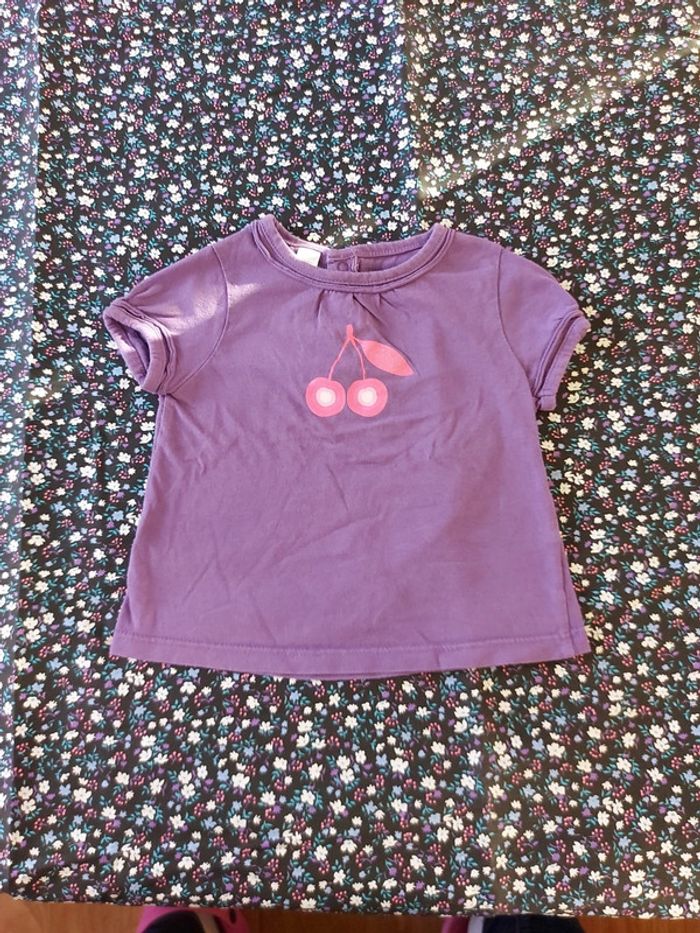 Tee-shirt 18 mois violet