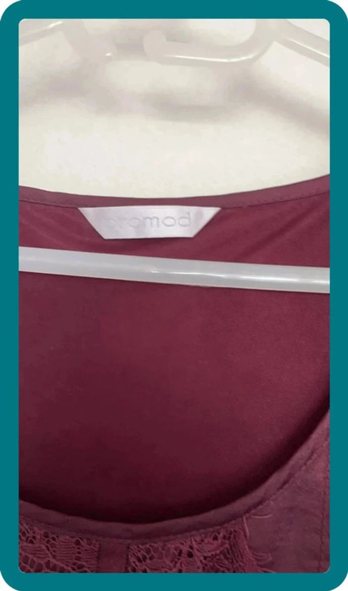 Robe bordeaux foncé - photo numéro 2