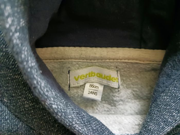 Sweat Vertbaudet 2 ans chaud peu porté - photo numéro 3