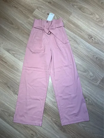 pantalon wide leg rose Monki