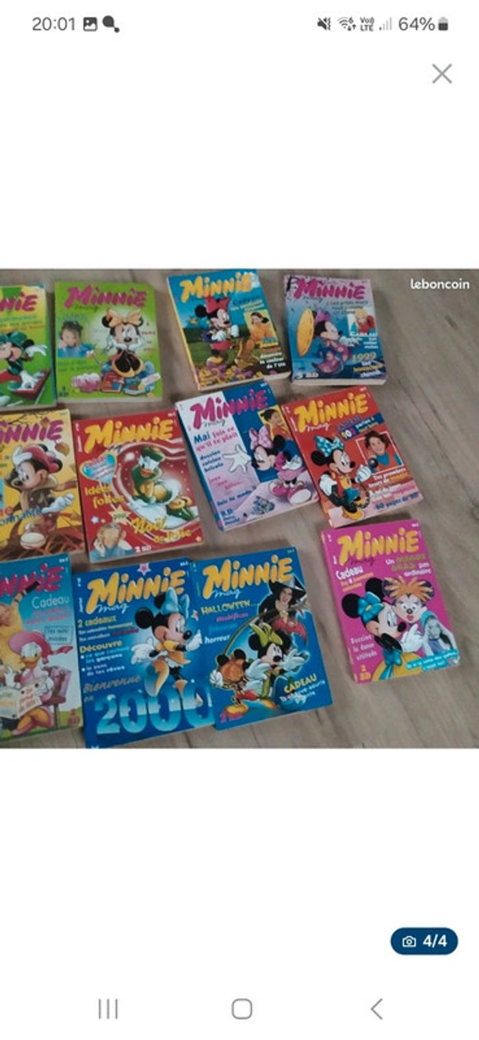 Lot de 15 magazines Minnie mag années 90 2000 - photo numéro 4