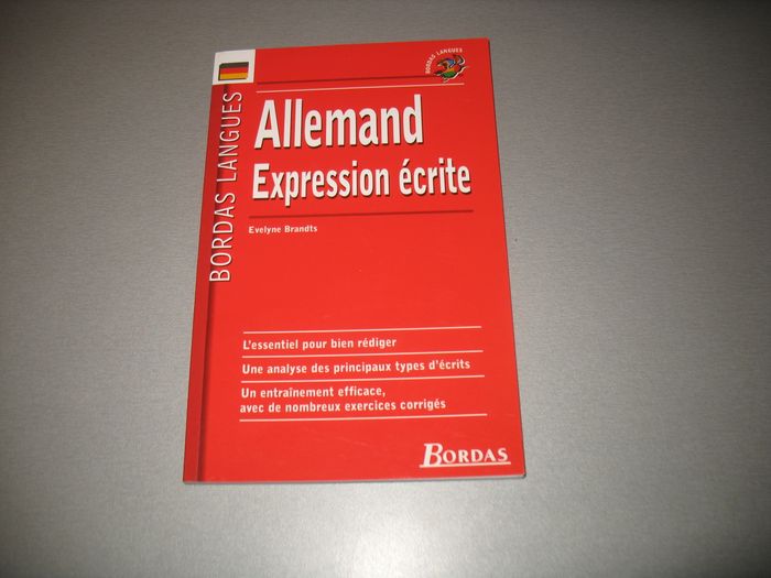 LIVRE : ALLEMAND EXPRESSION ÉCRITE "BORDAS" - NEUF - n°59