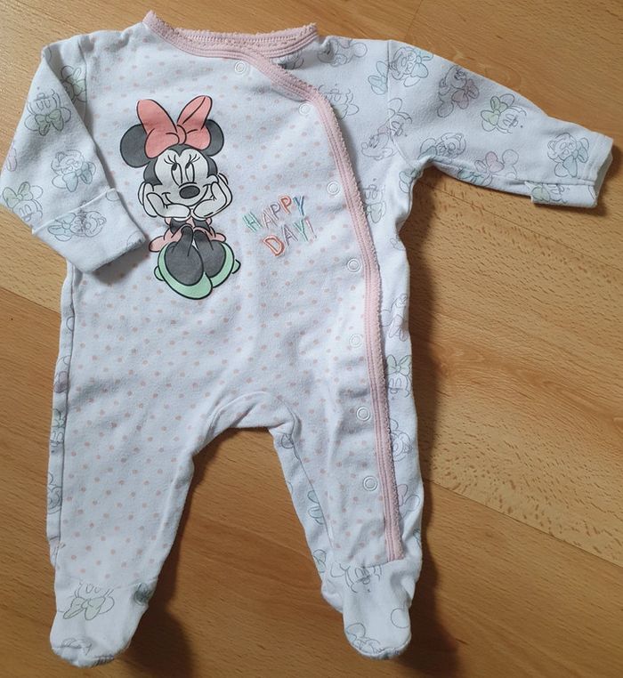 Lot de 2 pyjamas Minnie Disney 0-3mois 62CM - photo numéro 2