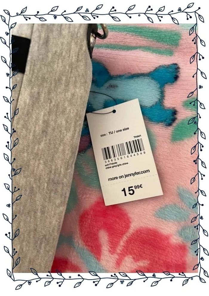 Sac gris à motifs, marque Jennyfer - photo numéro 5