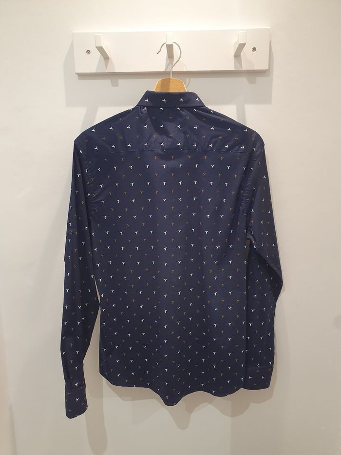 Chemise Valence bleu marine Taille S (taille petit) - photo numéro 4