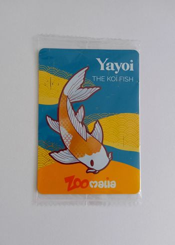 Magnet Yayoi the koi fish. Zoomalia. 10 x 7 cm