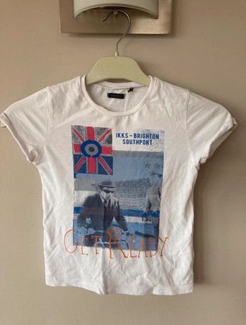 teeshirt garçon Blanc IKKS 4ans