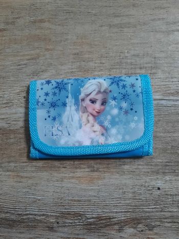 Porte-feuille bleu - Elsa de la Reine des Neiges