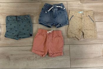Lot short bébé 3mois