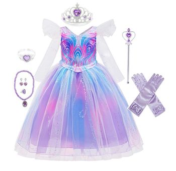 Déguisement robe princesse et ces accessoires Taille 7-8ans