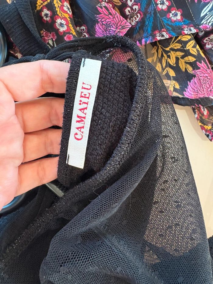 Haut noir Camaïeu - photo numéro 3