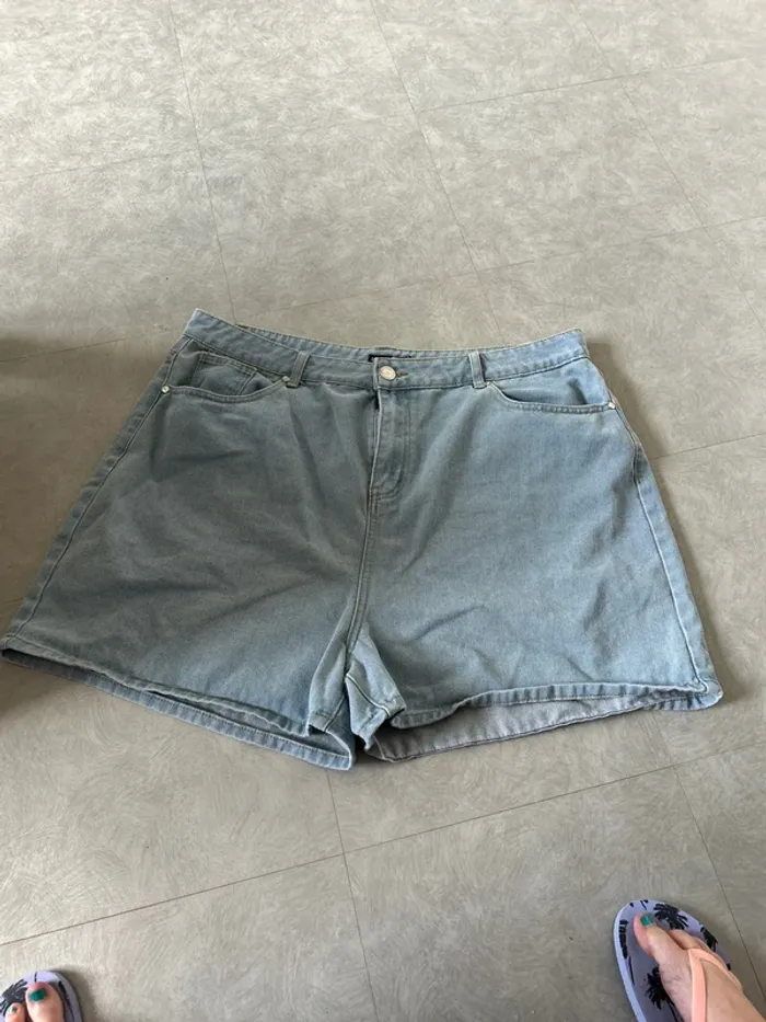 Dhort en jean taille haute