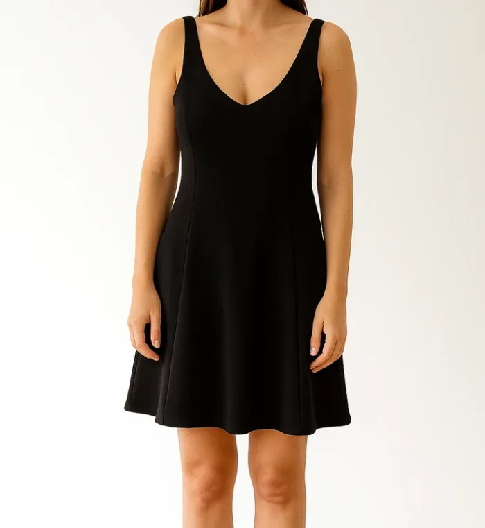 Robe noire débardeur - La Halle - Taille 36