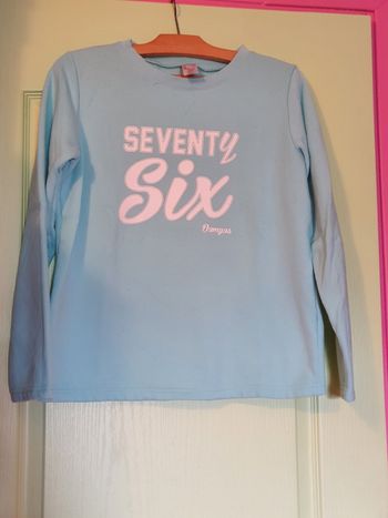 Pull bleu ado fille 14 ans (sport)