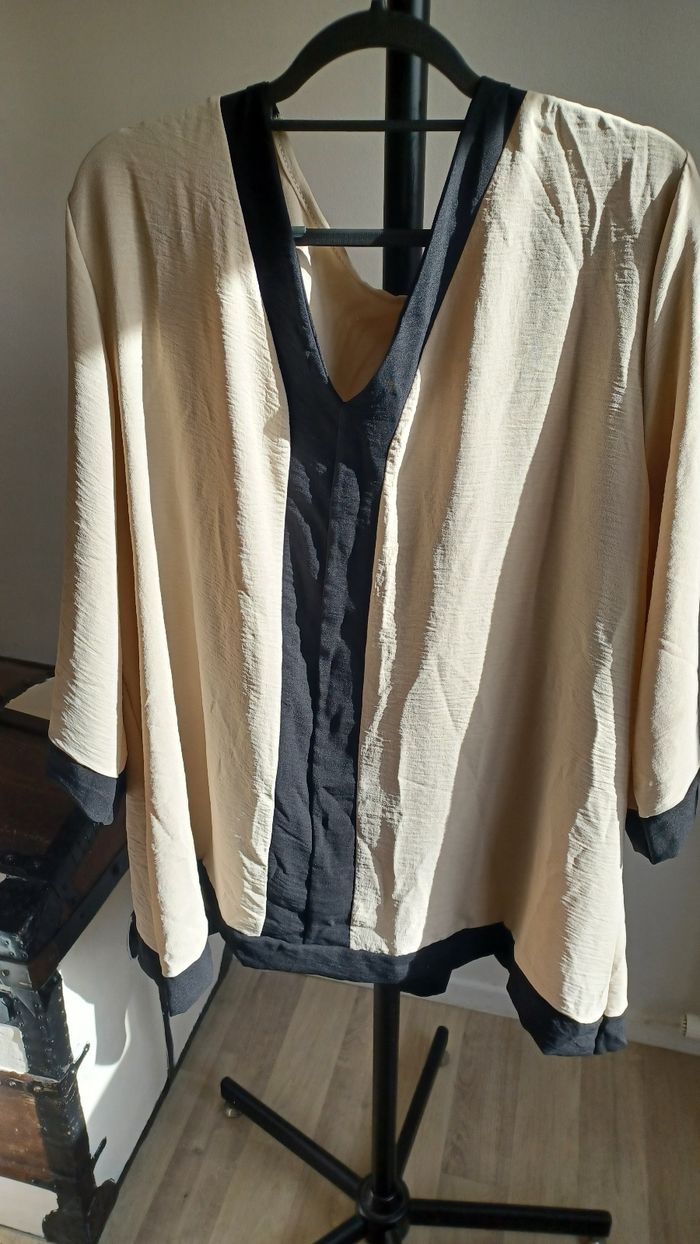 Blouse bicolore - photo numéro 2
