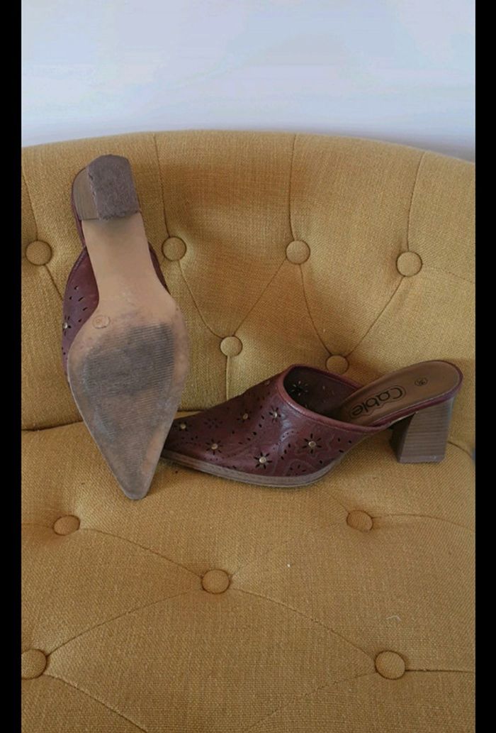 Sabot cuir - photo numéro 2
