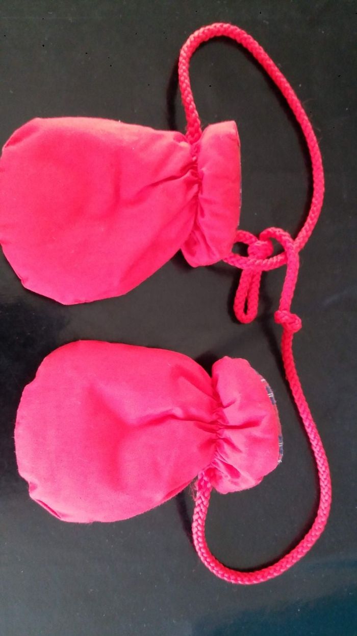 moufles rouge 9 mois