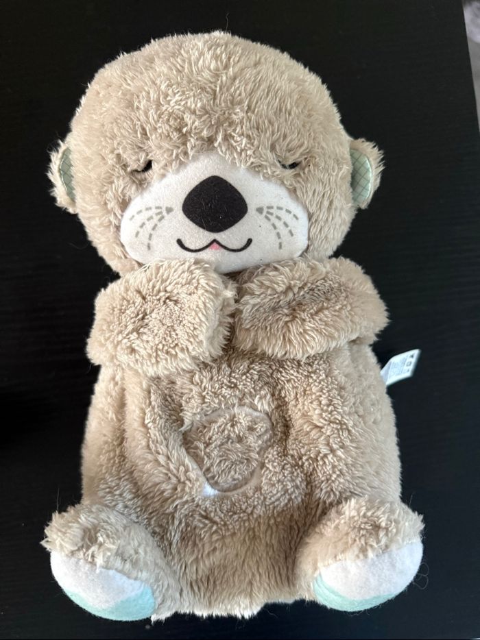 Peluche Loutre qui respire ,plusieurs fonction