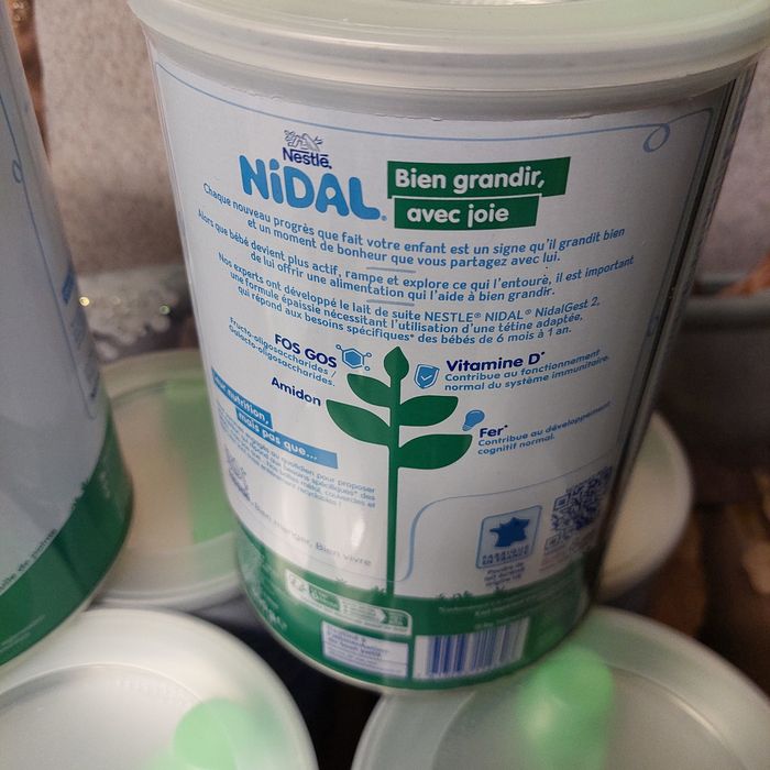 Lot de 8 boîtes de lait "Nidal"2 - photo numéro 4