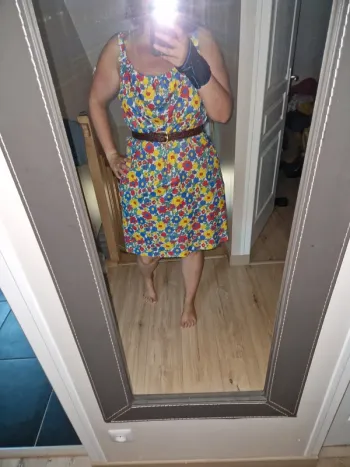 Superbe robe vintage d'été damart Taille 46