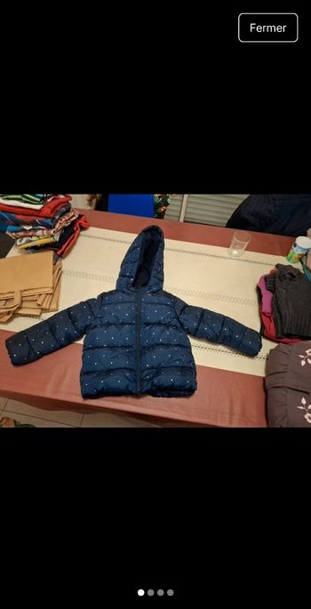 Manteau hiver fille 3 ans