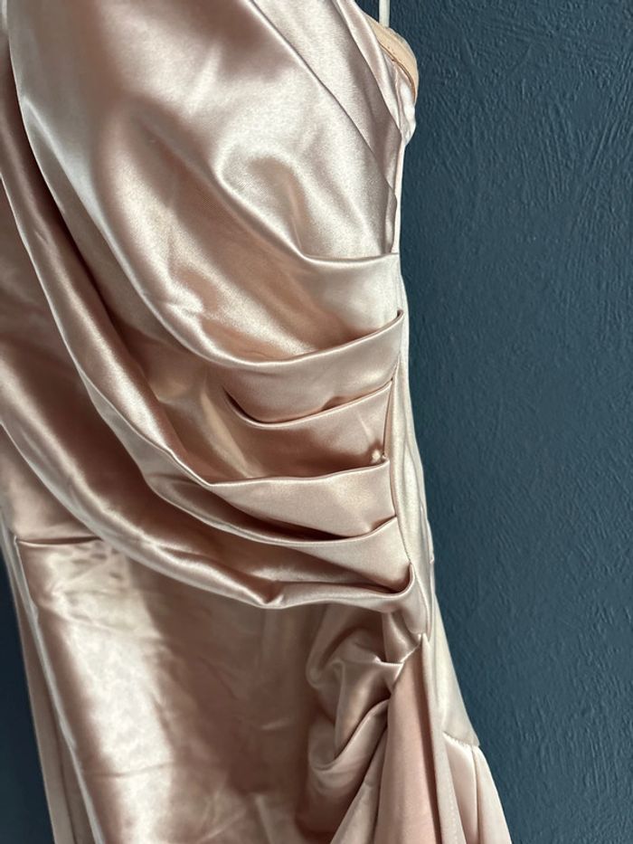 Robe de soirée champagne taille L - photo numéro 4