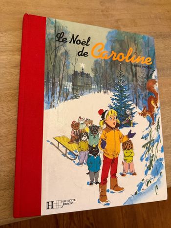 Édition limitée rouge bd vintage livre Le Noël de Caroline Pierre Probst