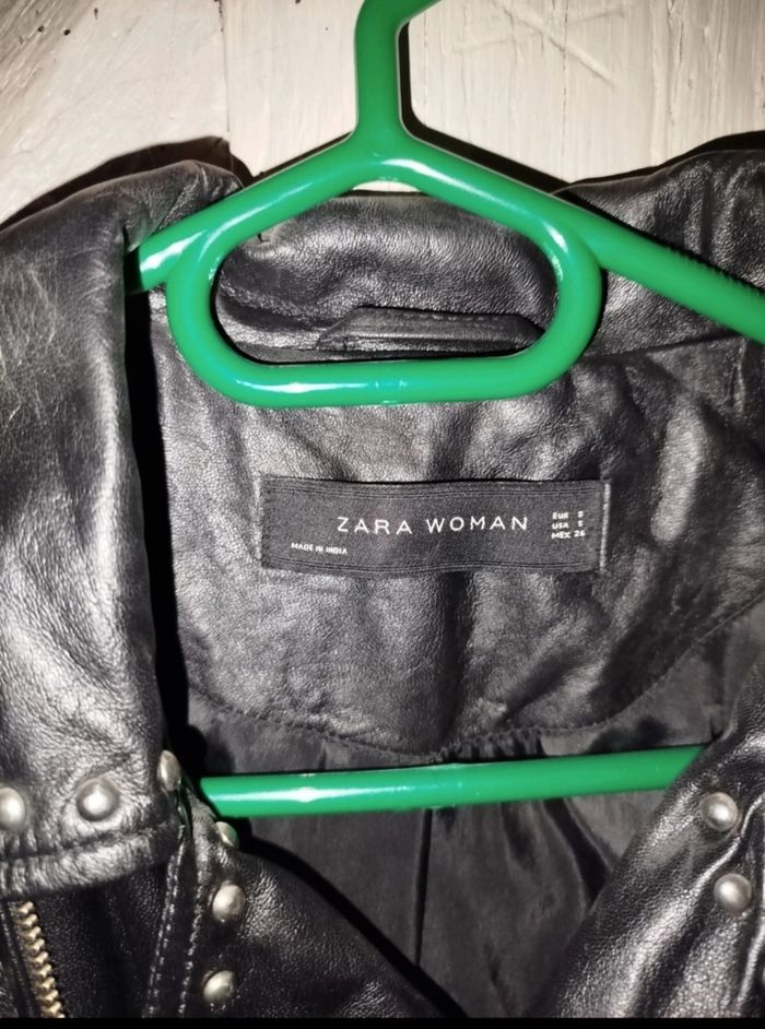 Blouson Zara cuir - photo numéro 3
