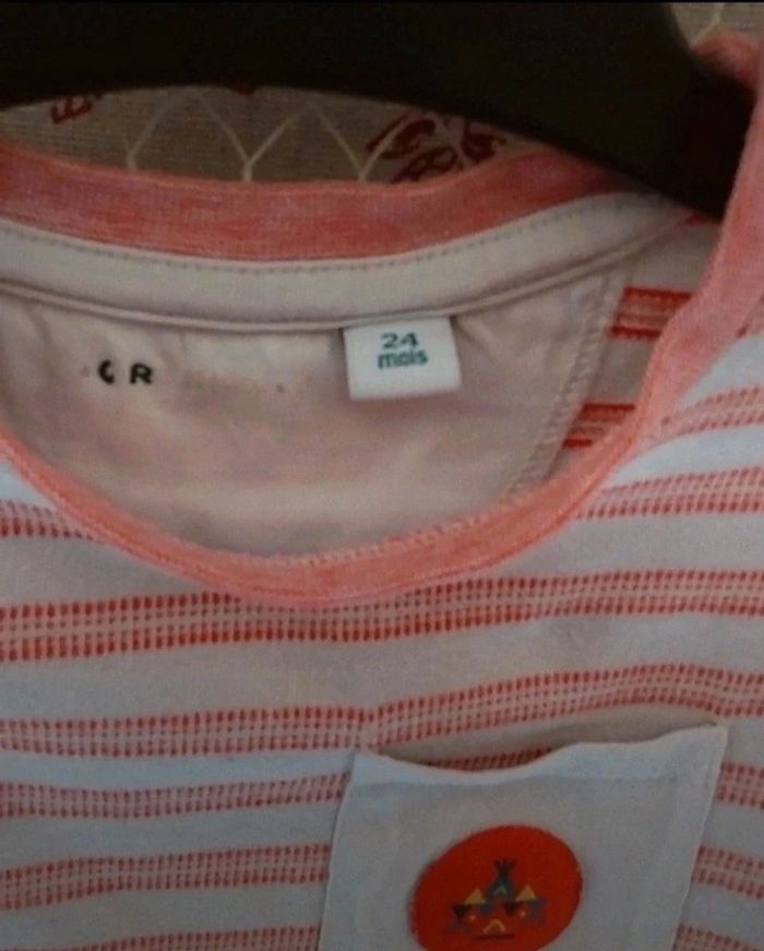 Ensemble short et tee shirt +ceinture  2 ans Creeks - photo numéro 8