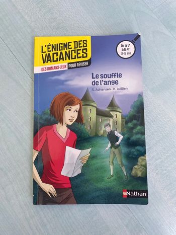 Roman jeux l’énigme des vacances de la 5eme à la 4eme