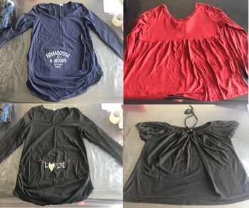 Lot 4 hauts de grossesse 42/44