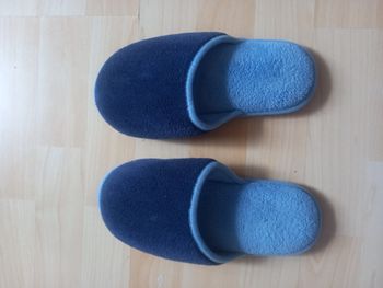 Pantouffle bleu très bon état bleu taille 36